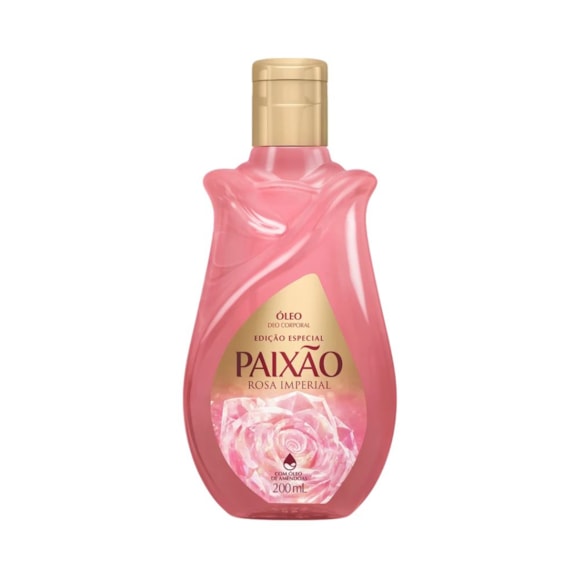 Óleo Corporal Paixão Rosa Imperial Ação Desodorante 200ml