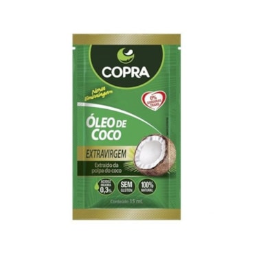 Óleo De Coco Copra Extra Virgem Sachê 15ml
