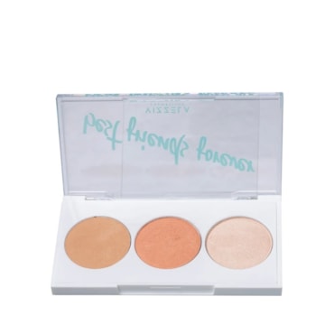 Paleta Blush Contorno Iluminador Vizzela Bff 02