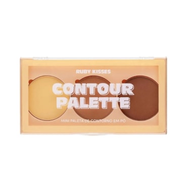Paleta Contorno Kiss 3 Cores Light Medium Mcp01b
