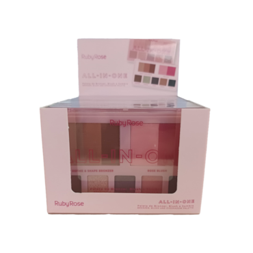 Paleta de Blush e Sombra Ruby Rose All Bronzer
