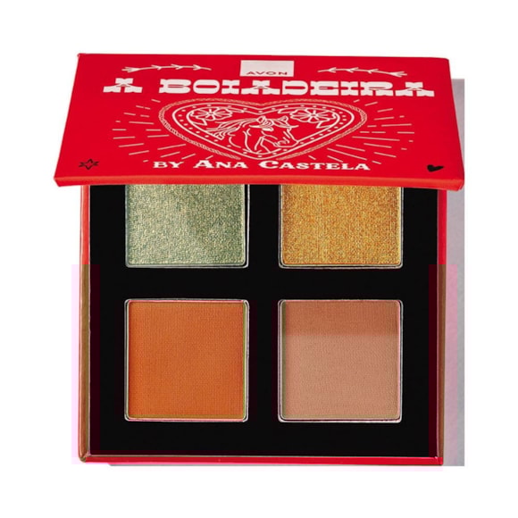 Paleta De Sombras Avon P/Olhos Matte E Brilhantes By Ana Castela