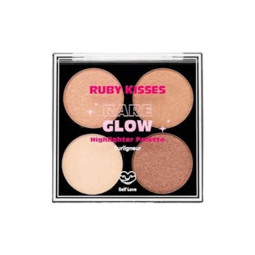Paleta Iluminador Kiss Rk Rare Glow Rkb06br