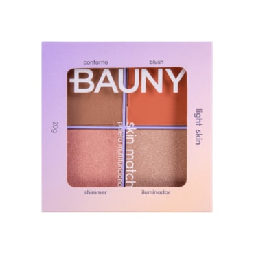 Paleta Multifuncional Bauny Skin Match Clara