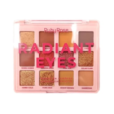 Paleta Sombra Ruby Rose 12 Cores HB-E2201