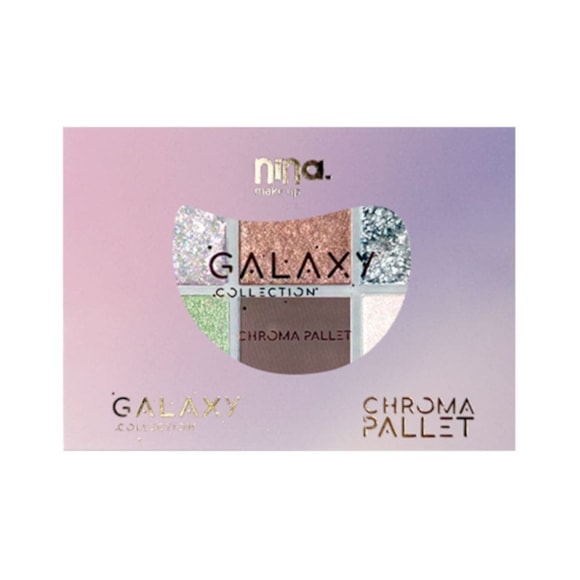 Paleta Sombras Nina Makeup Galaxy Chroma Ursa Maior