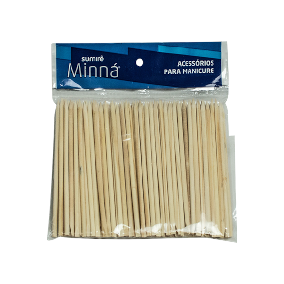 Palito de Unha Minná Pinho 13cm c/100un
