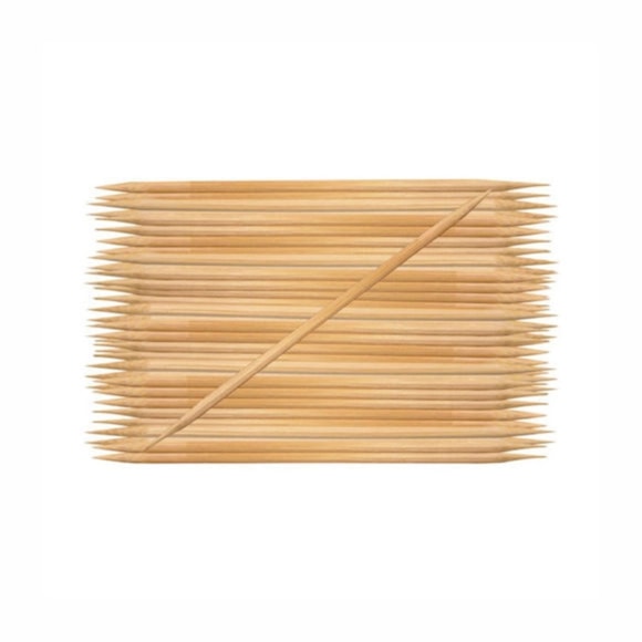 Palito De Unha Santa Clara Bambu Com Duas Pontas com 50un 