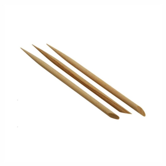 Palito De Unha Santa Clara Marfim Chanfrado com 25un