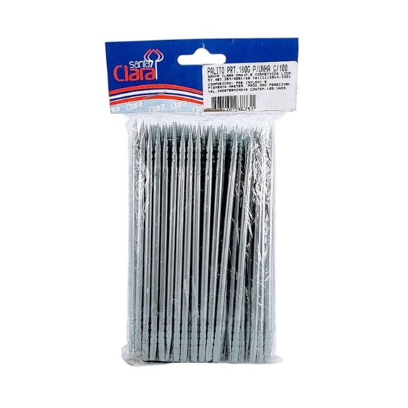 Palito Para Unha Santa Clara Plástico 100un.