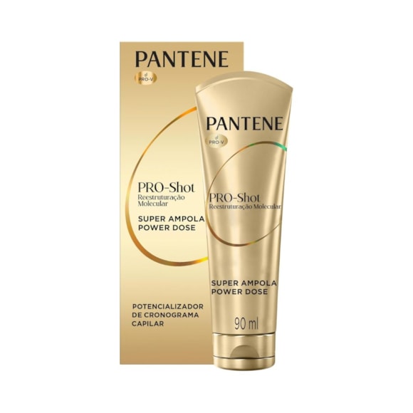 Pantene PRO-Shot Super Ampola Power Dose Reestruturação Molecular 90 ml