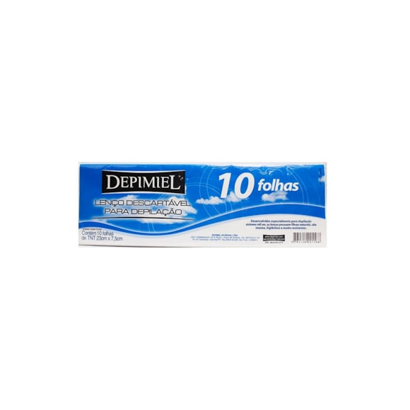 Papel Depilatório Depimiel 10Fls