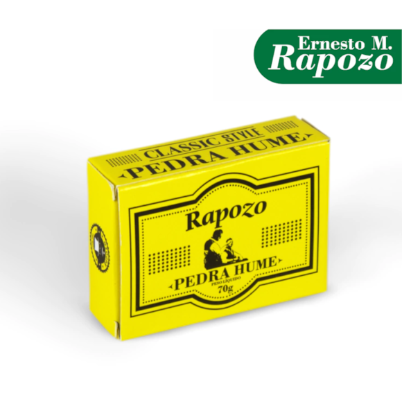 Pedra Hume Rapozo Tablete 70g - Desodorante Cristal Natural, Proteção Longa Duração