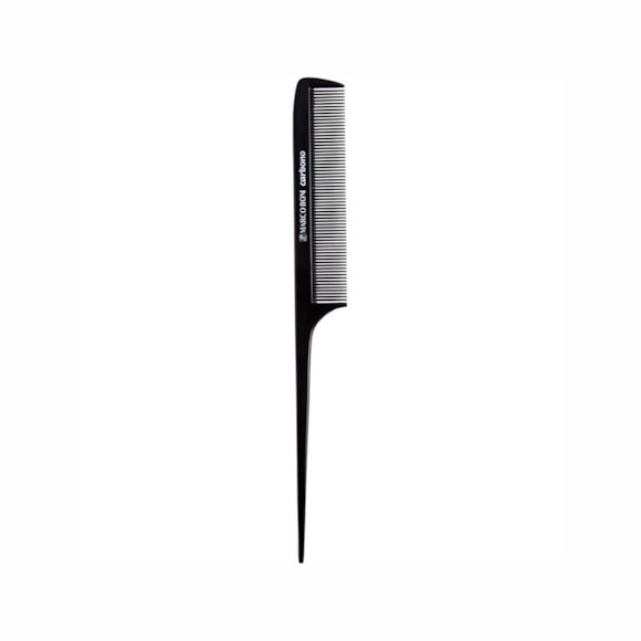 Pente De Cabelo Marco Boni Profissional Carbono Com Cabo Pontiagudo Dentes Finos