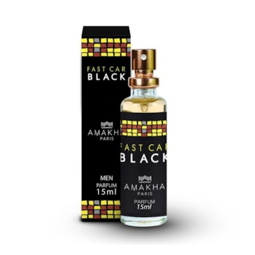 Perfume Amakha Masculino Fast Car Black 15ml
