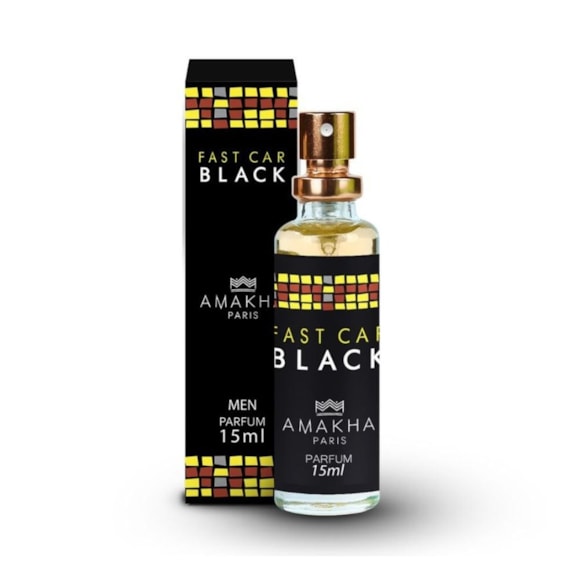 Perfume Amakha Masculino Fast Car Black 15ml