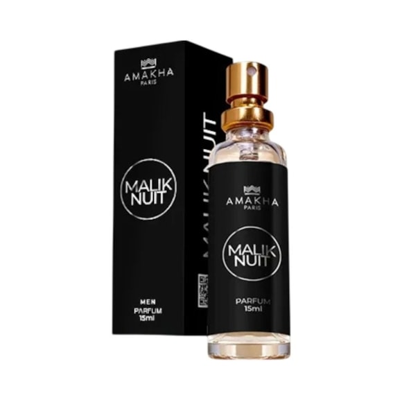 Perfume Amakha Masculino Malik Nuit 15ml