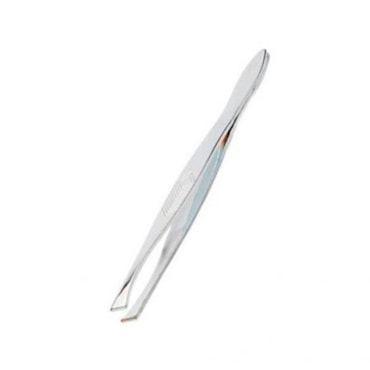 Pinça Marco Boni Chanfrada Degrade Cromada 6120