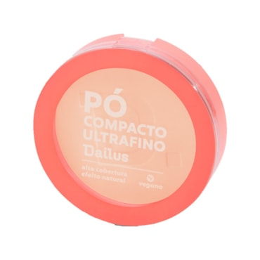 Pó Compacto Facial Dailus Vegano D1 Claro
