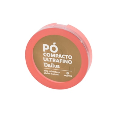 Pó Compacto Facial Dailus Vegano D7 Médio