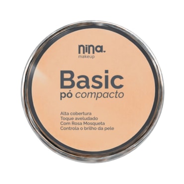Pó Compacto Nina Basic - Cor 3 9g