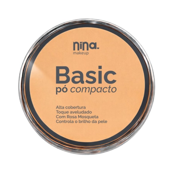Pó Compacto Nina Basic - Cor 4 9g