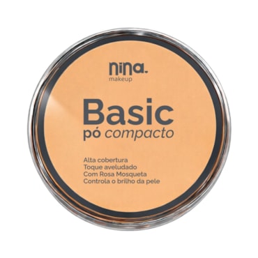 Pó Compacto Nina Basic - Cor 4 9g