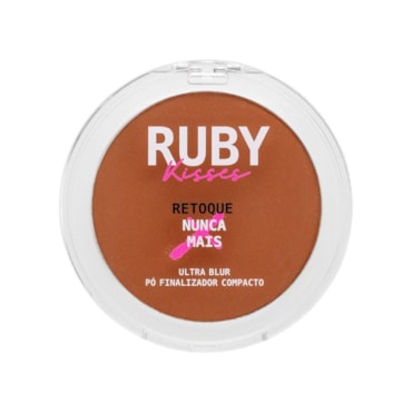 Pó Compacto Ruby Kiss Ultra Blur Retoque Nunca Mais Deep RUC04B