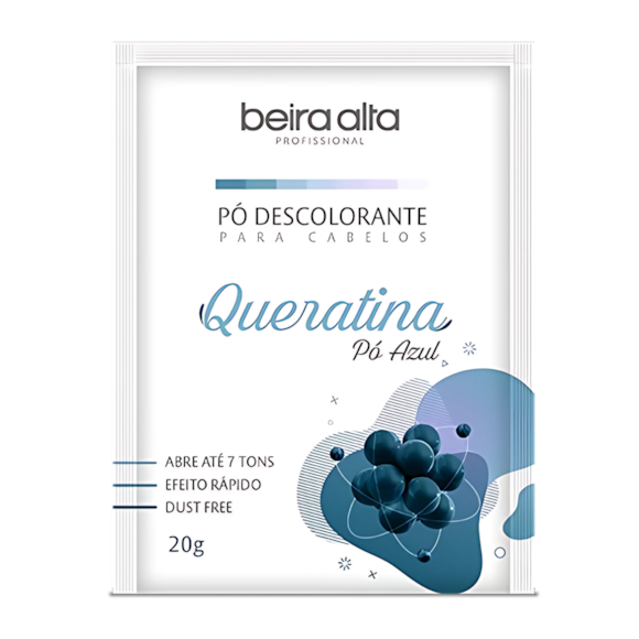 Pó Descolorante Beira Alta Queratina Sachê 20g