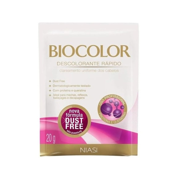 Pó Descolorante Biocolor Queratina 20g