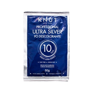 Pó Descolorante Silver Ultra Premium Sache Knut 50g