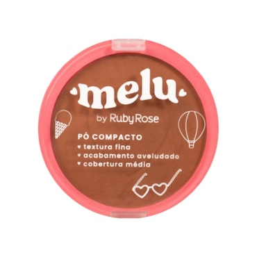 Pó Facial Compacto Ruby Rose Melu E160