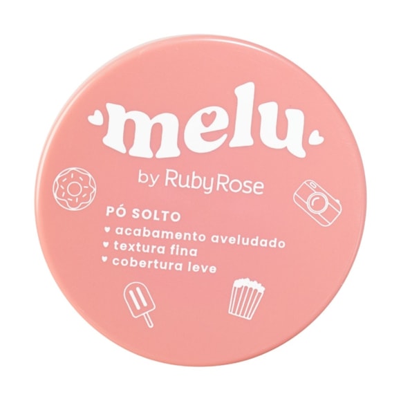 Pó Facial Ruby Rose Solto Melu RR8524