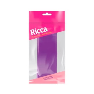 Porta Escova Dental Ricca 3340 1Un (Cores Diversas)