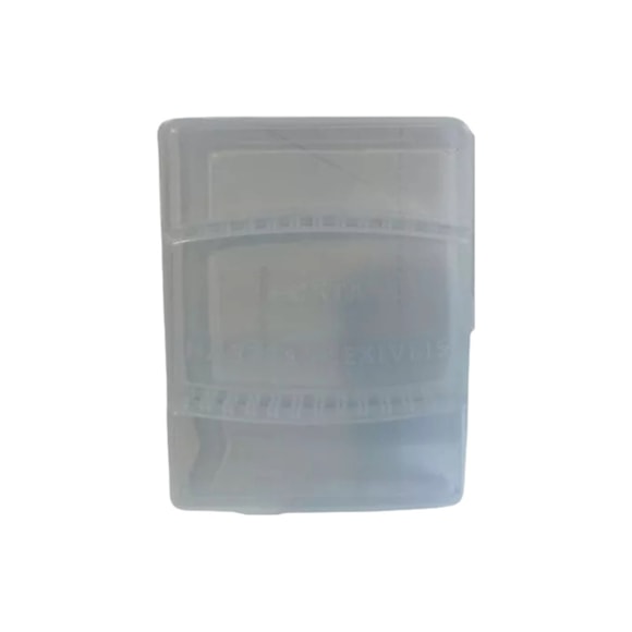 Porta Hastes Estojo Santa Clara Transparente