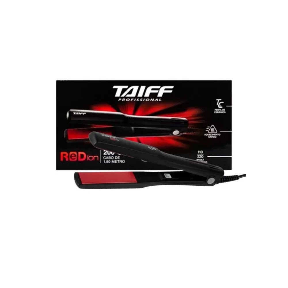 Compre Prancha Taiff Bivolt Red Íon 53W com Qualidade | Taiff