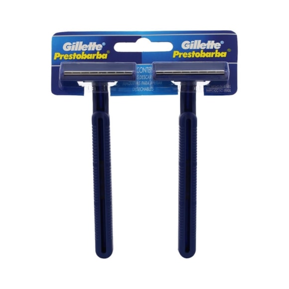 Presto Regular Aparelho De Barbear Facilita O Barbear 2 Lâminas Gillette