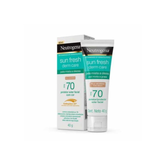 Prot Solar Neutrogena Fps70 Facial Oil Morena 40gr 713662