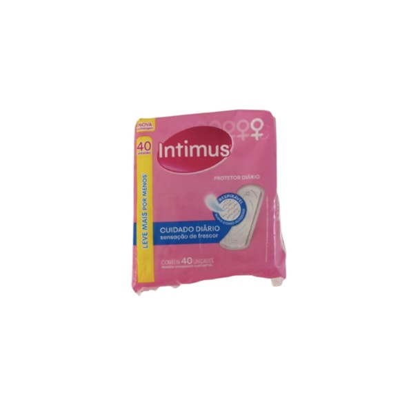 Protetor Diário Intimus sem Abas sem perfume Pg30 Lv40