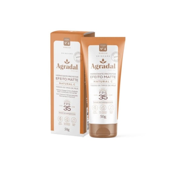Protetor Solar Agradal Fps35 Efeito Matte C 50gr