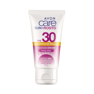 Protetor Solar Avon Care Rosto Cont De Brilho FPS 30 40g