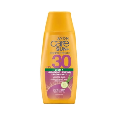 Protetor Solar Avon Care Sun Rosto E Corpo FPS 30 120g