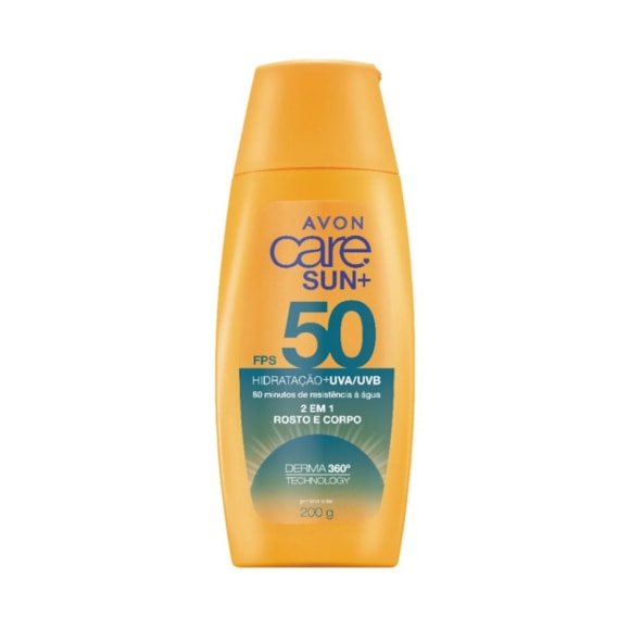 Protetor Solar Avon Care Sun Rosto E Corpo FPS 50 200g