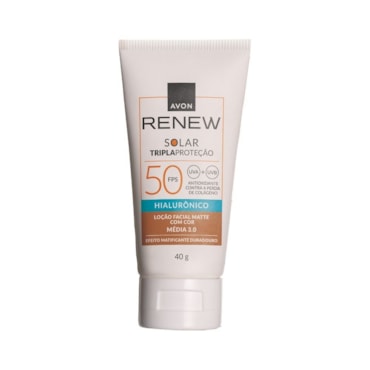 Protetor Solar Avon Renew FPS 50 Média 3.0 40g