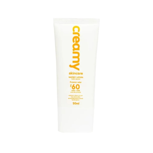 Protetor Solar Creamy FPS 60 Watery Lotion 50ml