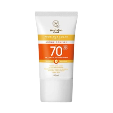 Protetor Solar Facial Australian Gold Antiox FPS70 220ml