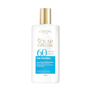 Protetor Solar Facial L’Oréal Expertise Fluido Sem Cor FPS 60 40g