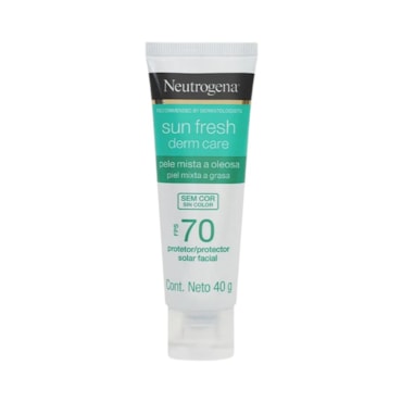 Protetor Solar Facial Neutrogena Sun Fresh Derm Care FPS 70 40g