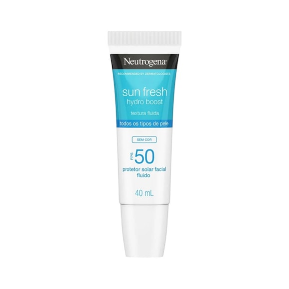 Protetor Solar Facial Neutrogena Sun Fresh Hydro Boost FPS50 Sem Cor 40ml