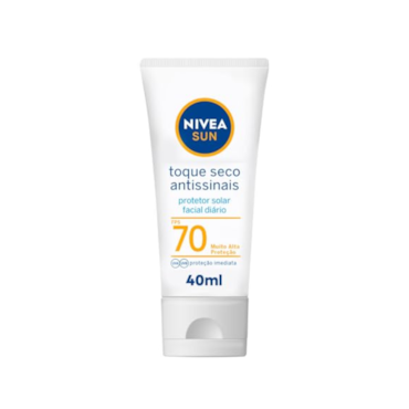 Protetor Solar Facial Nivea Sun FPS 70 Antissinais 40ml